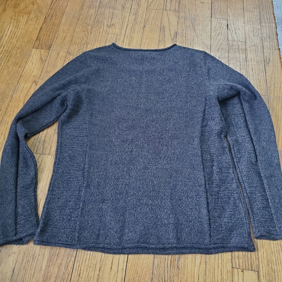 *CLOSET CLOSING 7/31* Sundance Charcoal Henley Sweater Medium - Picture 3 of 5